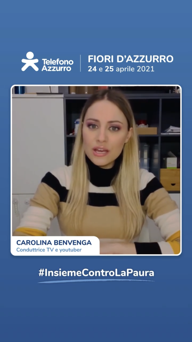 video messaggio Carolina Benvenga